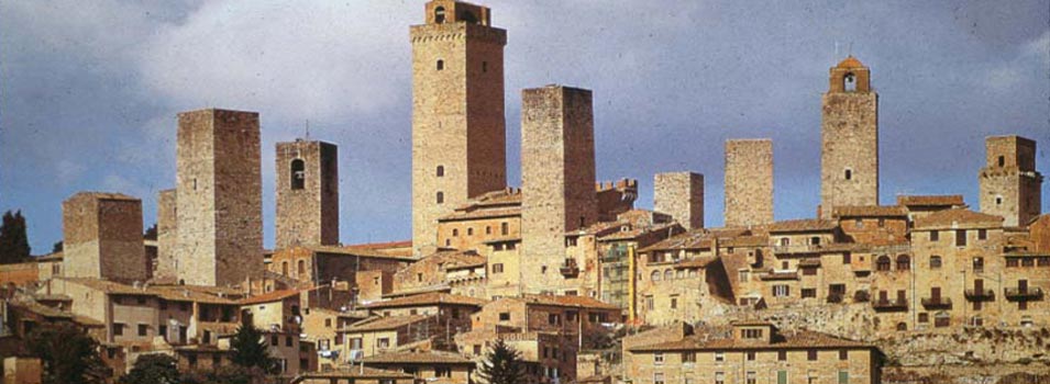 San Gimignano con la caratteristica veduta